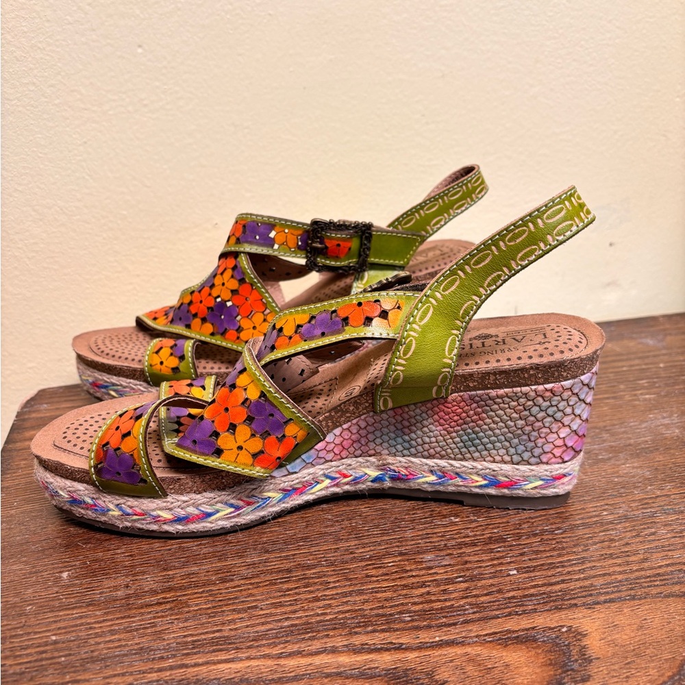 L'artiste Spring Step Sandals Size 40 - Picture 2 of 6